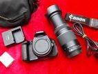 Canon eos 600d with 75-300 mm zoom lens