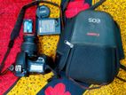 Canon eos 60d with 18-55 zoom lens 64gb memory & camera bag fresh c