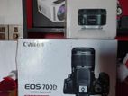 Canon EOS 700d body + 50mm 1.8f prime lens