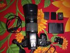 Canon eos 750d ক্যামেরা সাথে 55-250 zoom lens....