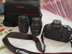 CANON EOS 750D WITH EFS 18-55MM AND EF 85MM F/1.8 USM LENS