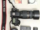 Canon EOS 80D camera with lens for sell