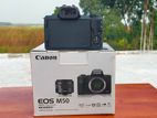 Canon EOS M50 Mirror less Camera kit with EF-M-15-45 mm Lens, Black