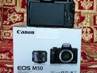 Canon EOS M50 Mirrorless Camera Kit with EF-M 15-45mm Lens, Black