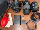 Canon EOS M50 mirrorless Camera with 3 lens