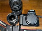 Canon Eos Rebel t6 with 18-55 kit & 75-300 zoom lenses