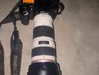 Canon EOS70D body with 70-200mm lens for sale