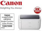 Canon LBP 6030 Single Function Mono Laser Printer Tk 16000