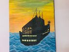 Canvas painting size A4