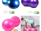 Capsule Shaped Gym Ball with Pumpur