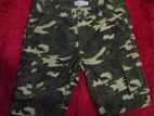 Cargo camouflage short pant