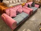 CasasStyle Lexas Fabric 5 Seater Sofa Set