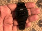 Casio All Black Digital Vintage Watch B640