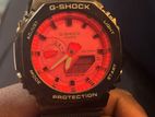 Casio G-shock Gm-2100 Red Dial Men's Watch