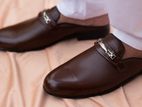 casual stylish leather shoes(chocolate)