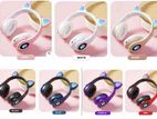 Cat Ear Design with RGB Flash Lighting Headphone