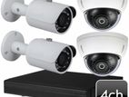 Cc Camera 04 Pcs Cctv 500GB HDD 4-CH DVR Total Package (any address)