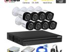 CC Camera Dahua 8 pcs Full-Package 500GB-With Monitor 17'