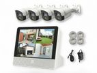 Cctv 04 Pcs Cc camera full Package 500GB HDD 4Ch xvr