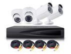 CCTV 04 Pcs Hikvision Camera & DVR Full Setup