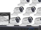 CCTV 08 cameras 8-CH DVR full Package