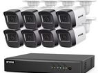 Cctv 08 pcs cc camera 8ch dvr total package