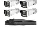 cctv 4-Pcs Cc camera 4channel Xvr Total Package