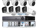 Cctv 8-Pcs camera- 500GB HDD 4-channel DVR Total Package (Cc camera)