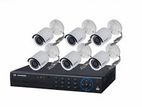 CCTV Camera 6 Pcs, 500GB and 8-Channel full Packages