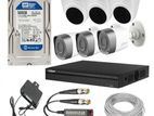 CCTV Camera, HDD & XVR Full Setup (Dahua Brand 06 pcs Packages)