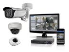 CCTV Full Camera Setup With 17" Led Monitor(Used)