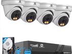 Cctv Full Package 04 Pcs Cc camera Dahua