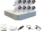 CCTV (Hikvison Brand)Camera 08 Pcs Packages(20% discount).