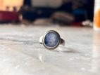 Ceylon Blue sapphire silver ring (Natural)