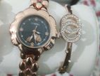 Chanel watch with bracelet Full box new