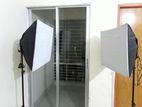 Chinese Four Holder Softbox With 7 Feet Stand