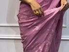Chinigura Georgette Sequences Embroidery Sharee