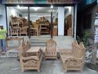 চিটাগাং অরজিনাল ন্যাচারাল সেগুন কাঠ সোফা ২*২*১