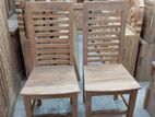 চিটাগাং সেগুন কাঠের chair 2 pcs