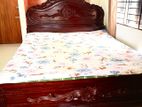 চিটাগং সেগুন কাঠের বিছানা+ড্রেসিং টেবিল