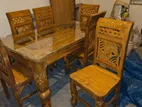 চিটাগং সেগুন কাঠের ডাইনিং টেবিল
