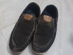 Classic Brown Leather Loafers - Size 38