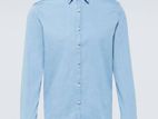 Classic Cool: Men's Blue Denim Shirt - Timeless Style for Every Occasion