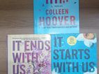 Colleen Hoover books. it ends with us ,it starts ,