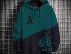 Colour cotton hoodie for men's