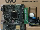Combo Offer Asus H110m+ i3-7th Pro +4GB Ram+Cooling Fan