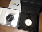 Combo Offer: Q&Q and RADO (Copy Version) - 2 Wrist Watches for Sale