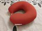 Comfy Neck Pillow (Round) Red