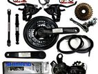 Complete Bicycle Gear Set 21 Speed, Total 12 Parts