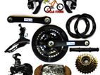 Complete Set of 3x7 With 21 Speed Bicycle Gear Total 12 Parts Tz